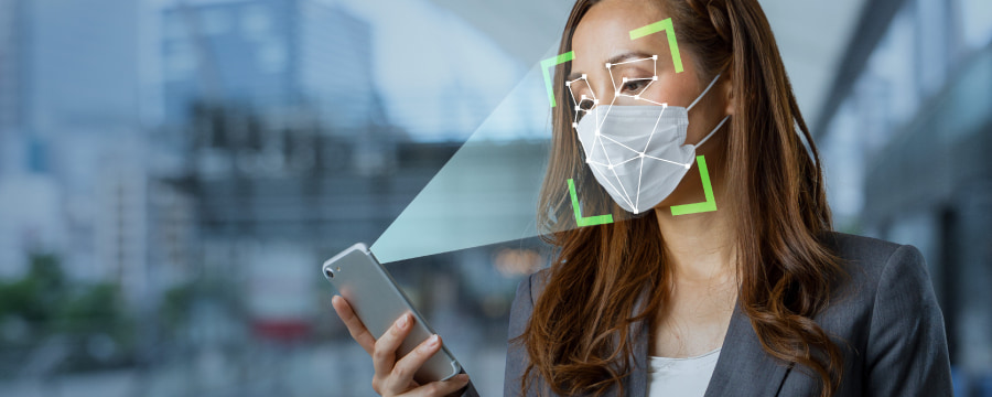 AI顔認証による高精度識別